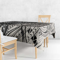 Polynesian Girl Tribal Tattoo Tablecloth Beige Vibe LT9 - Polynesian Pride