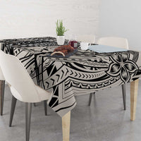 Polynesian Girl Tribal Tattoo Tablecloth Beige Vibe LT9 - Polynesian Pride
