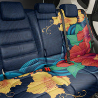 Polynesian Hibiscus Flower Waves Pattern Back Car Seat Cover LT9 - Polynesian Pride
