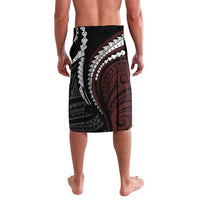 Polynesian Oxblood Line Art Tribal Tattoo Lavalava LT9 - Polynesian Pride