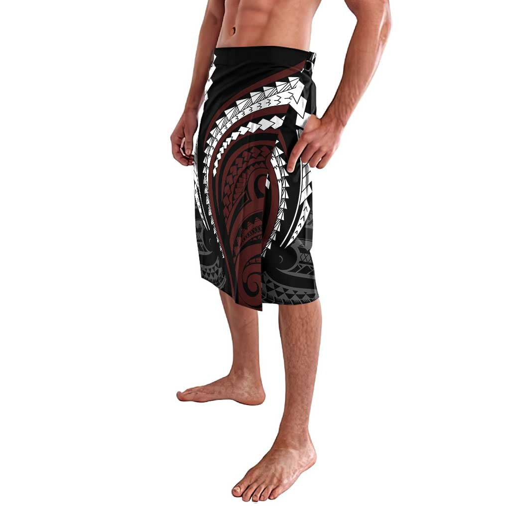 Polynesian Oxblood Line Art Tribal Tattoo Lavalava LT9 - Polynesian Pride