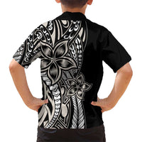 Polynesian Plumeria Floral Tattoo Pattern Hawaiian Shirt Beige Style LT9 - Polynesian Pride