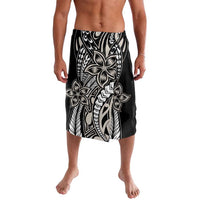 Polynesian Plumeria Floral Tattoo Pattern Lavalava Beige Style LT9 Beige - Polynesian Pride
