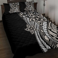 Polynesian Plumeria Floral Tattoo Pattern Quilt Bed Set Beige Style LT9 Beige - Polynesian Pride