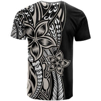 Polynesian Plumeria Floral Tattoo Pattern T Shirt Beige Style LT9 - Polynesian Pride