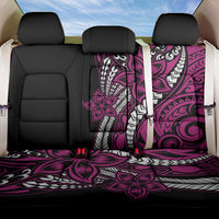 Polynesian Plumeria Floral Tattoo Pattern Back Car Seat Cover Pink Style LT9 One Size Pink - Polynesian Pride