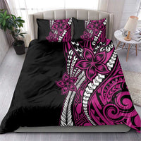 Polynesian Plumeria Floral Tattoo Pattern Bedding Set Pink Style LT9 - Polynesian Pride