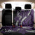 Polynesian Plumeria Floral Tattoo Pattern Back Car Seat Cover Purple Style