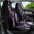 Polynesian Plumeria Floral Tattoo Pattern Car Seat Cover Purple Style