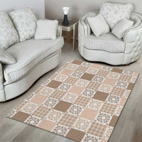 Hawaiian Palaka Quilt Pattern Area Rug Hawaii Culture Honu Turtle LT9 - Polynesian Pride