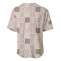 Hawaiian Palaka Quilt Pattern Baseball Jersey Hawaii Culture Honu Turtle LT9 - Polynesian Pride