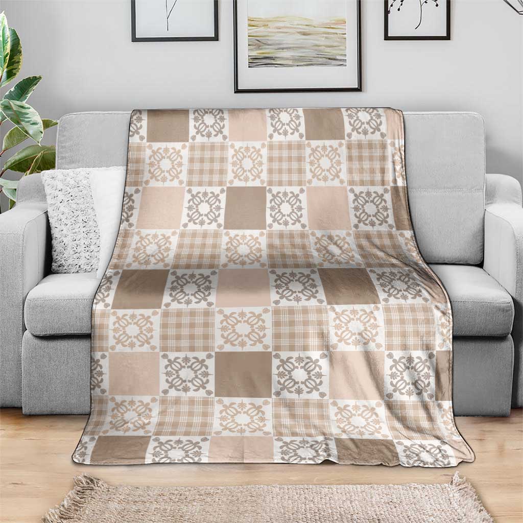 Hawaiian Palaka Quilt Pattern Blanket Hawaii Culture Honu Turtle LT9 - Polynesian Pride