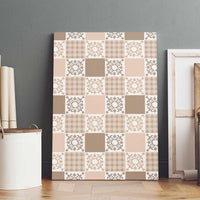 Hawaiian Palaka Quilt Pattern Canvas Wall Art Hawaii Culture Honu Turtle LT9 - Polynesian Pride