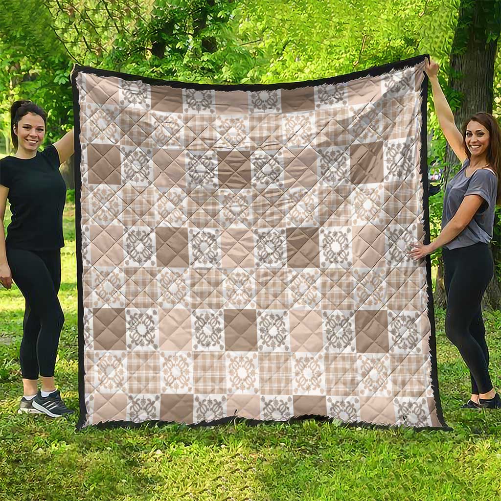 Hawaiian Palaka Quilt Pattern Quilt Hawaii Culture Honu Turtle LT9 - Polynesian Pride