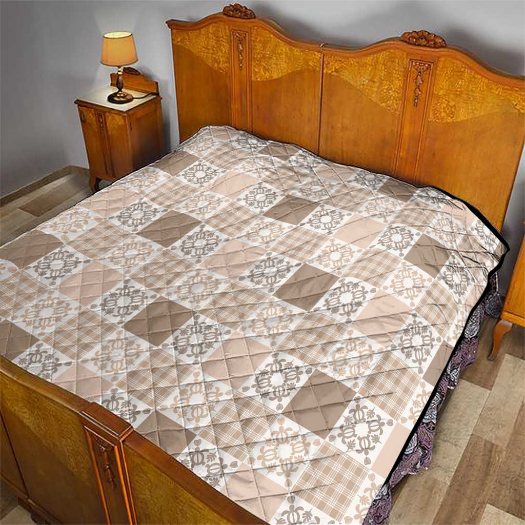 Hawaiian Palaka Quilt Pattern Quilt Hawaii Culture Honu Turtle LT9 - Polynesian Pride