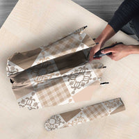 Hawaiian Palaka Quilt Pattern Umbrella Hawaii Culture Honu Turtle LT9 - Polynesian Pride
