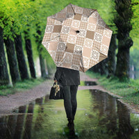 Hawaiian Palaka Quilt Pattern Umbrella Hawaii Culture Honu Turtle LT9 - Polynesian Pride