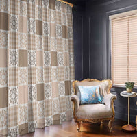 Hawaiian Palaka Quilt Pattern Window Curtain Hawaii Culture Honu Turtle LT9 - Polynesian Pride