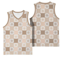 Hawaiian Palaka Quilt Pattern Basketball Jersey Hawaii Culture Pineapple LT9 - Polynesian Pride