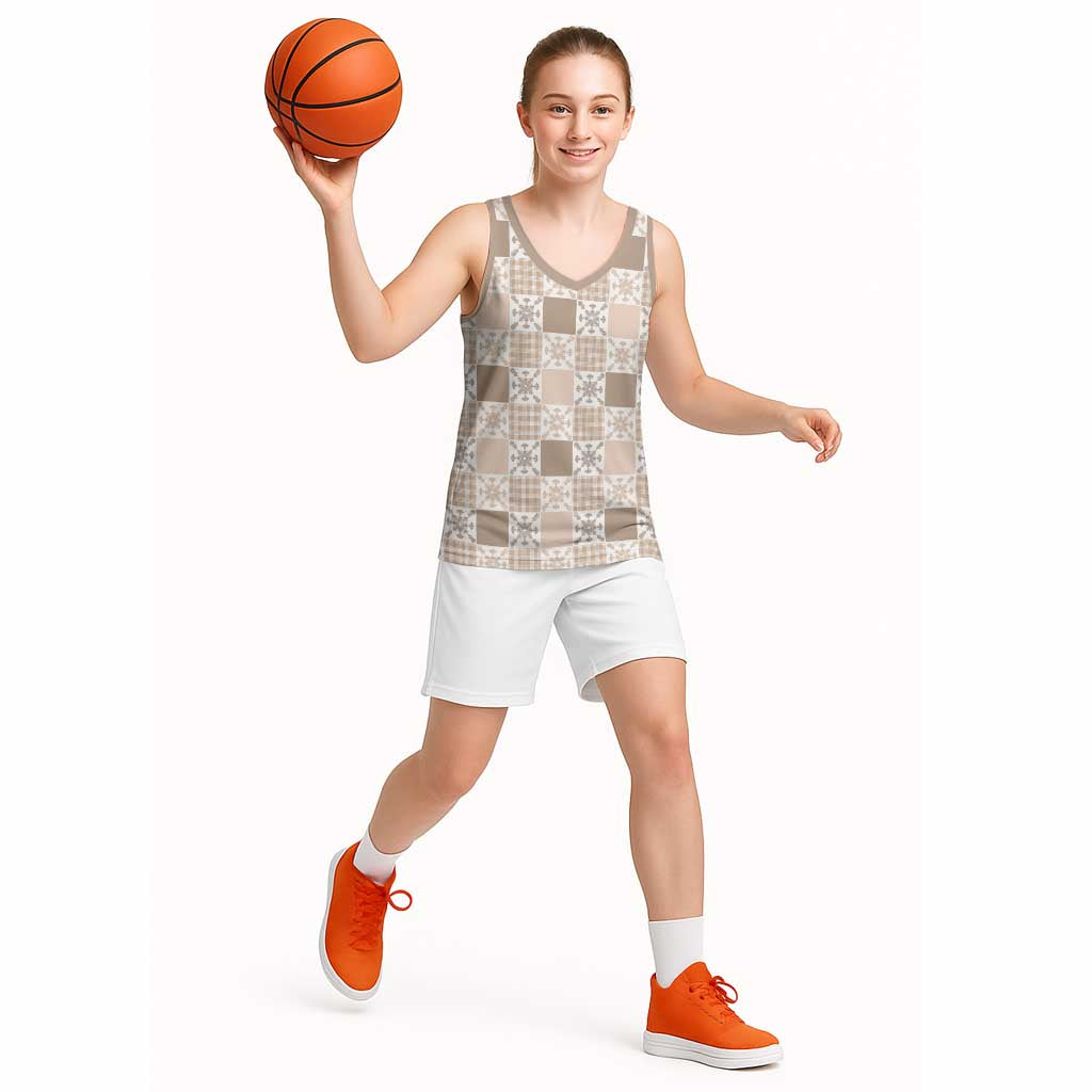 Hawaiian Palaka Quilt Pattern Basketball Jersey Hawaii Culture Pineapple LT9 - Polynesian Pride