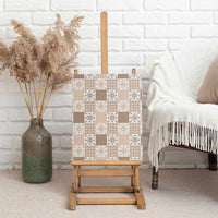 Hawaiian Palaka Quilt Pattern Canvas Wall Art Hawaii Culture Pineapple LT9 - Polynesian Pride