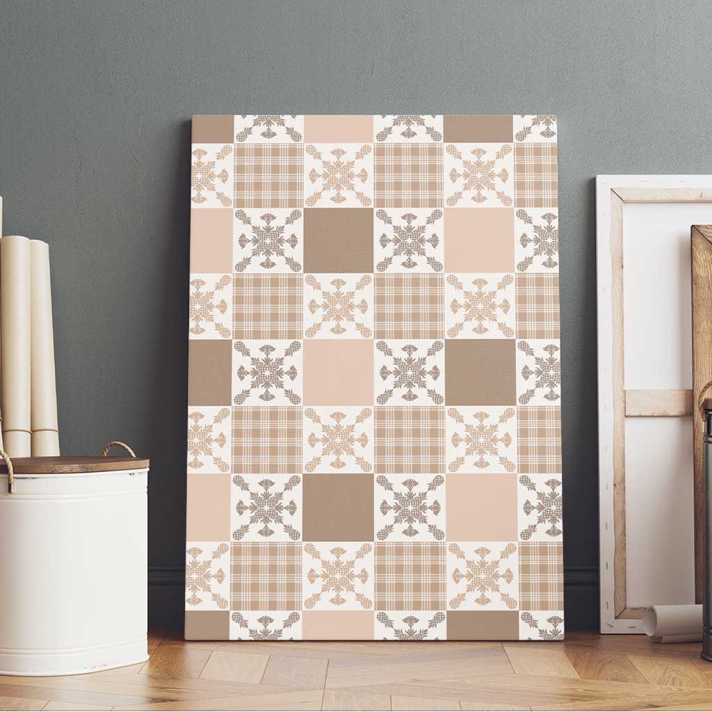Hawaiian Palaka Quilt Pattern Canvas Wall Art Hawaii Culture Pineapple LT9 - Polynesian Pride