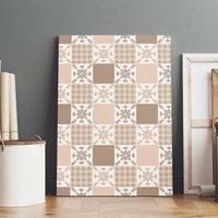 Hawaiian Palaka Quilt Pattern Canvas Wall Art Hawaii Culture Pineapple LT9 - Polynesian Pride