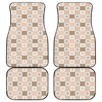 Hawaiian Palaka Quilt Pattern Car Mats Hawaii Culture Pineapple LT9 - Polynesian Pride