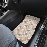 Hawaiian Palaka Quilt Pattern Car Mats Hawaii Culture Pineapple LT9 - Polynesian Pride