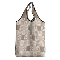 Hawaiian Palaka Quilt Pattern Grocery Bag Hawaii Culture Pineapple LT9 - Polynesian Pride