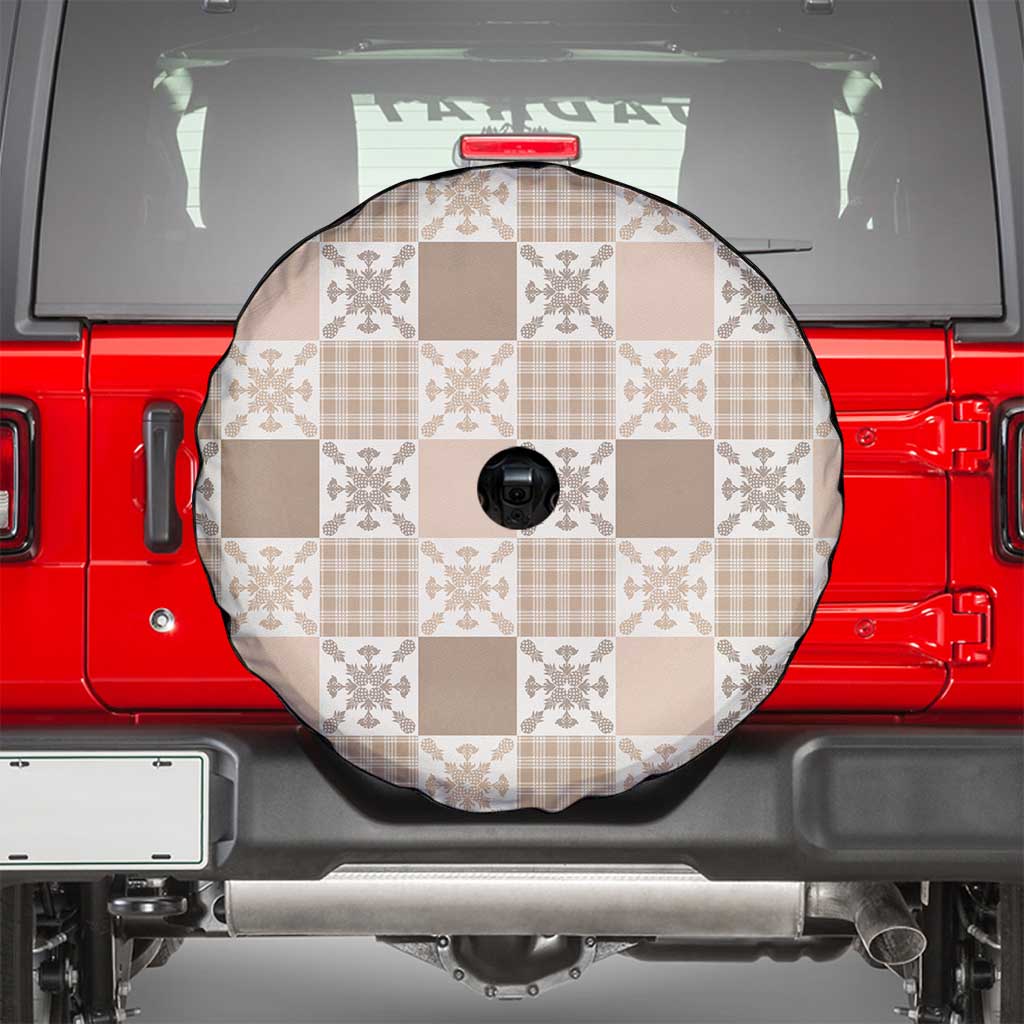 Hawaiian Palaka Quilt Pattern Spare Tire Cover Hawaii Culture Pineapple LT9 - Polynesian Pride