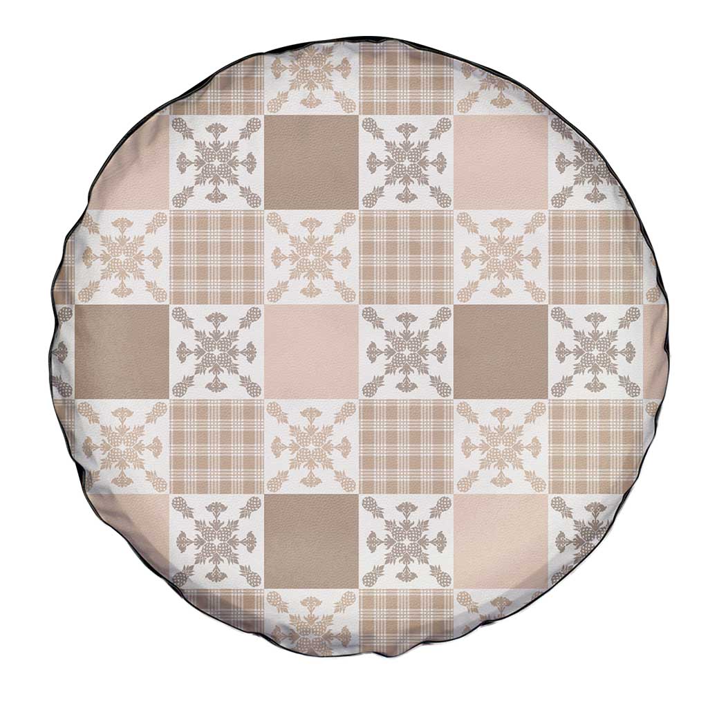 Hawaiian Palaka Quilt Pattern Spare Tire Cover Hawaii Culture Pineapple LT9 - Polynesian Pride