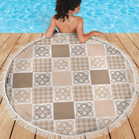 Hawaiian Palaka Quilt Pattern Beach Blanket Hawaii Culture Tropical Flowers Mix LT9 - Polynesian Pride
