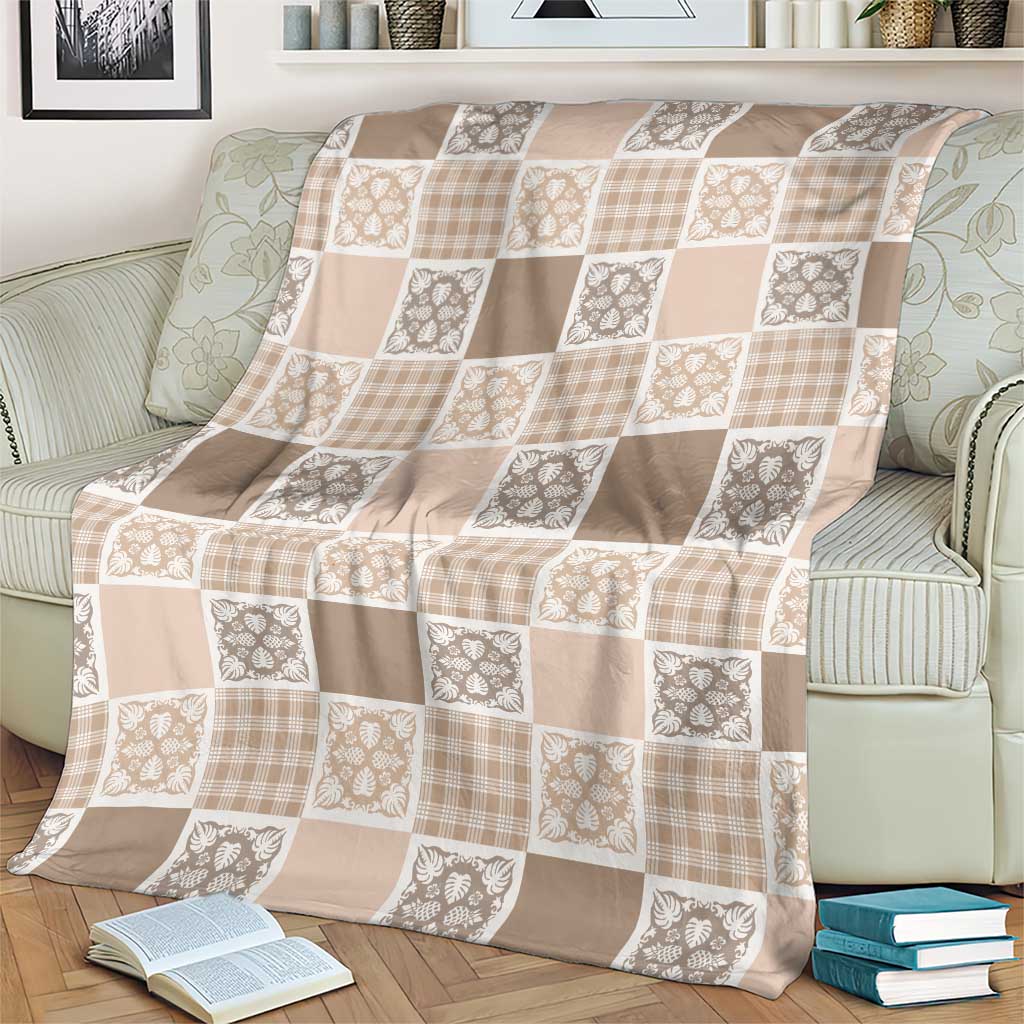 Hawaiian Palaka Quilt Pattern Blanket Hawaii Culture Tropical Flowers Mix LT9 - Polynesian Pride