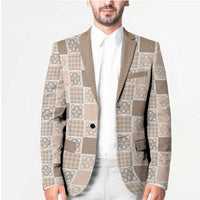 Hawaiian Palaka Quilt Pattern Blazer Hawaii Culture Tropical Flowers Mix LT9 - Polynesian Pride