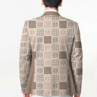Hawaiian Palaka Quilt Pattern Blazer Hawaii Culture Tropical Flowers Mix LT9 - Polynesian Pride