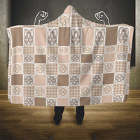 Hawaiian Palaka Quilt Pattern Hooded Blanket Hawaii Culture Tropical Flowers Mix LT9 - Polynesian Pride