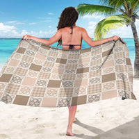 Hawaiian Palaka Quilt Pattern Sarong Hawaii Culture Tropical Flowers Mix LT9 - Polynesian Pride