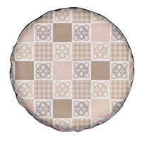 Hawaiian Palaka Quilt Pattern Spare Tire Cover Hawaii Culture Tropical Flowers Mix LT9 - Polynesian Pride