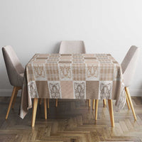 Hawaiian Palaka Quilt Pattern Tablecloth Hawaii Culture Tropical Flowers Mix LT9 - Polynesian Pride