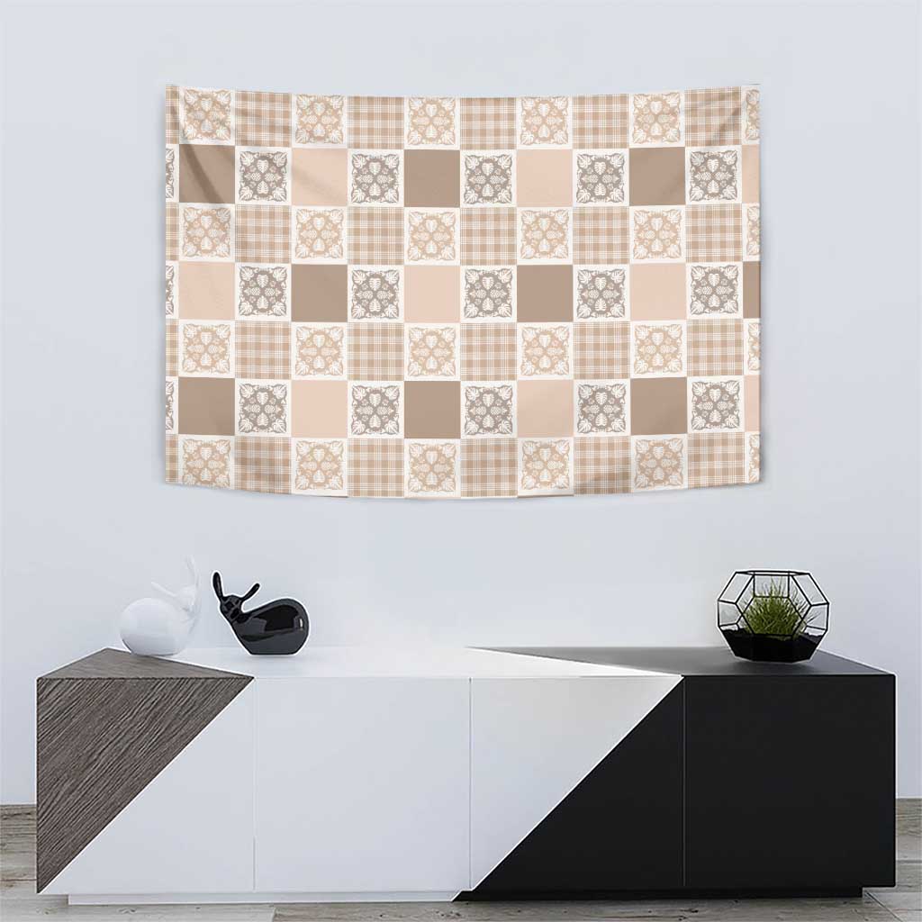Hawaiian Palaka Quilt Pattern Tapestry Hawaii Culture Tropical Flowers Mix LT9 - Polynesian Pride
