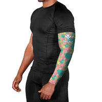 Personalised Seamless Hawaiian Quilt Pattern Arm Sleeves Hawaii Culture Palm Leaf Tropical LT9 - Polynesian Pride