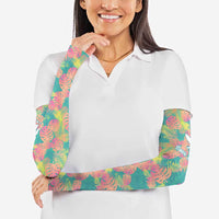 Personalised Seamless Hawaiian Quilt Pattern Arm Sleeves Hawaii Culture Palm Leaf Tropical LT9 - Polynesian Pride