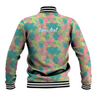 Personalised Seamless Hawaiian Quilt Pattern Baseball Jacket Hawaii Culture Palm Leaf Tropical LT9 - Polynesian Pride