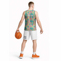 Personalised Seamless Hawaiian Quilt Pattern Basketball Jersey Hawaii Culture Palm Leaf Tropical LT9 - Polynesian Pride