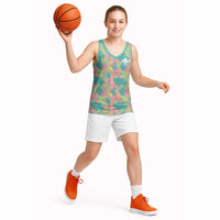 Personalised Seamless Hawaiian Quilt Pattern Basketball Jersey Hawaii Culture Palm Leaf Tropical LT9 - Polynesian Pride