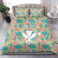 Personalised Seamless Hawaiian Quilt Pattern Bedding Set Hawaii Culture Palm Leaf Tropical LT9 - Polynesian Pride