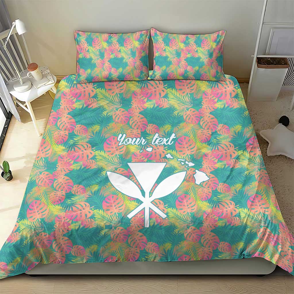 Personalised Seamless Hawaiian Quilt Pattern Bedding Set Hawaii Culture Palm Leaf Tropical LT9 - Polynesian Pride