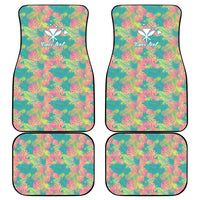 Personalised Seamless Hawaiian Quilt Pattern Car Mats Hawaii Culture Palm Leaf Tropical LT9 - Polynesian Pride