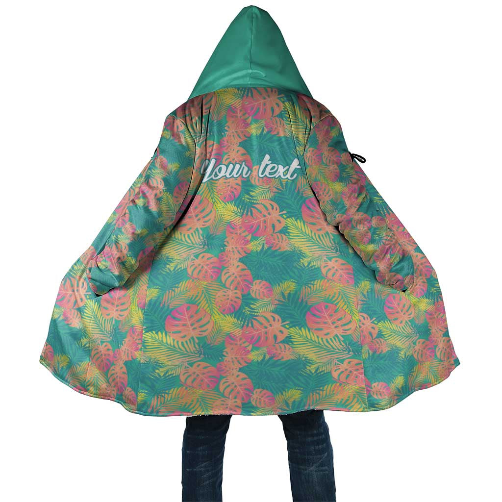 Personalised Seamless Hawaiian Quilt Pattern Cloak Hawaii Culture Palm Leaf Tropical LT9 Unisex Beige - Polynesian Pride